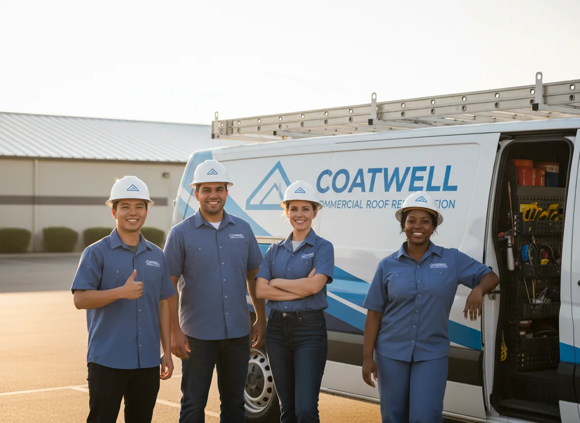 Commercial roof coating company in Marsteller, PA